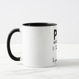 Taza Regalo personalizado para graduados de doctorado