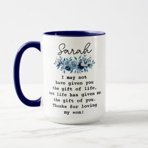 Taza Regalo personalizado para nuera de suegra Divertid