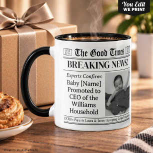 Taza Regalo personalizado para un recién nacido, regalo