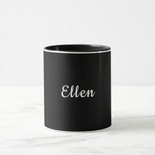 Taza Regalo Personalizado tipografía Nombre Ellen 