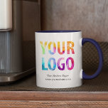 Taza Regalo promocional del logotipo de la empresa pers<br><div class="desc">Personalice fácilmente esta taza con el logotipo de su propia empresa y la información de su negocio. Las tazas promocionales causan una impresión duradera, por lo que hacen grandes regalos corporativos, regalos o recuerdos para clientes, clientes y empleados. Sugerencia de diseño: lleve la personalización de marca al siguiente nivel seleccionando...</div>