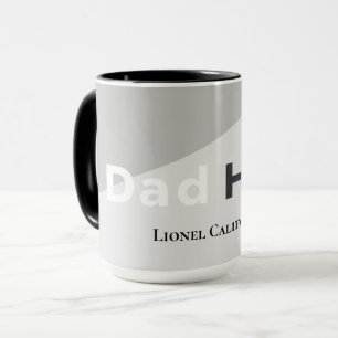 Taza Regalo Simple Moderno Limpio Minimalista para Papá