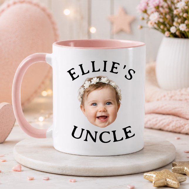 Taza Regalo Tío Cara de Bebé Personalizada (Subido por el creador)