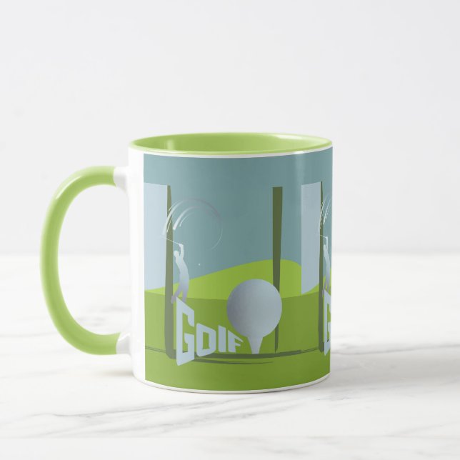 Taza Regalo verde de golf de golf de Guay (Izquierda)