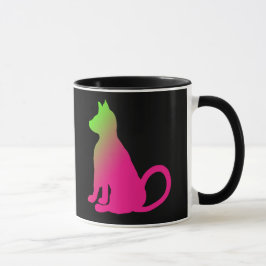 Taza Regalos coloridos CricketDiane del gato de la
