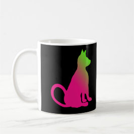 Taza Regalos coloridos CricketDiane del gato de la