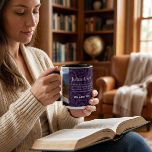 Taza Regalos Cristianos de Hojas Vintage para Mujeres V