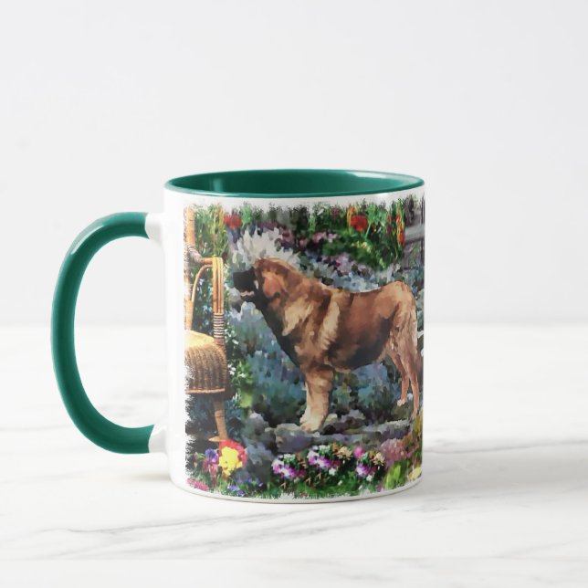 Taza Regalos de arte de Leonberger (Izquierda)