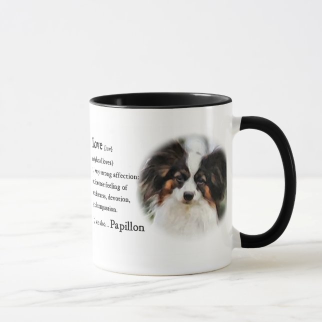 Taza Regalos de arte de Papillon (Derecha)