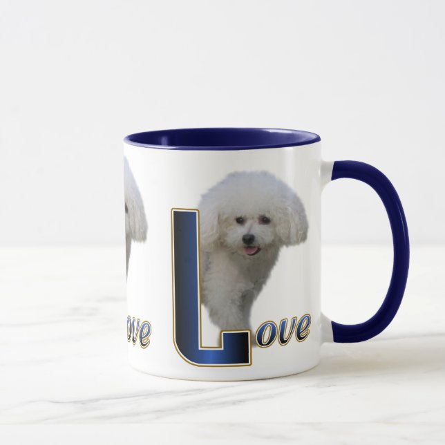 Taza Regalos de Bichon Frise (Derecha)