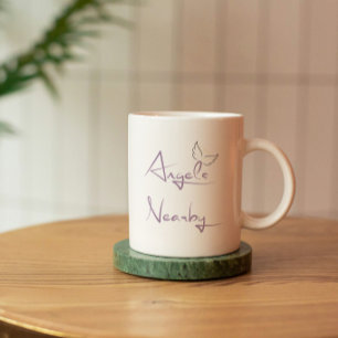 Taza Regalos de Café Espirituales y Motivacionales Ánge