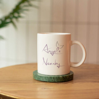 Taza Regalos de Café Espirituales y Motivacionales Ánge