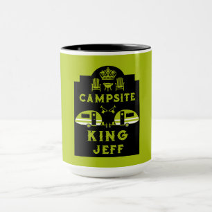 Taza Regalos De Campsite King Para Campers