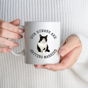 Taza Regalos de compromiso de gato de perro personaliza