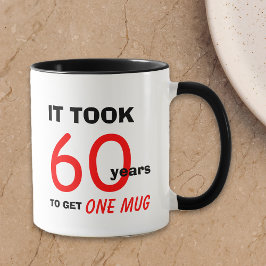 Taza Regalos de cumpleaños 60 para hombres Mug - Gracio