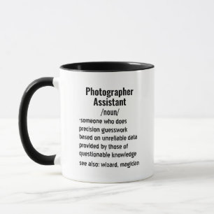 Taza Regalos de definición de asistente de fotógrafo di
