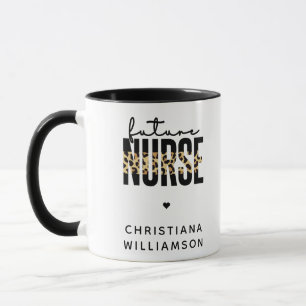 Taza Regalos de enfermería personalizada para futuros e