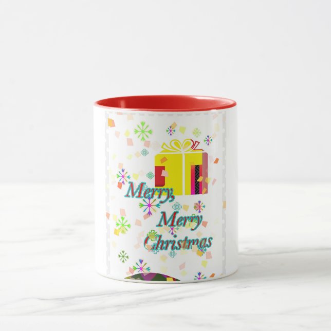 Taza Regalos de Feliz Navidad (Centro)