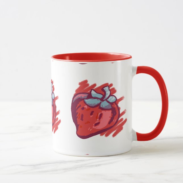 Taza Regalos de fresa (Derecha)