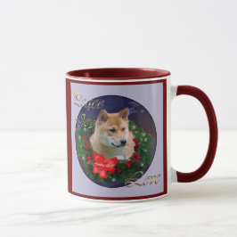 Taza Regalos de los Navidades Inu de Shiba