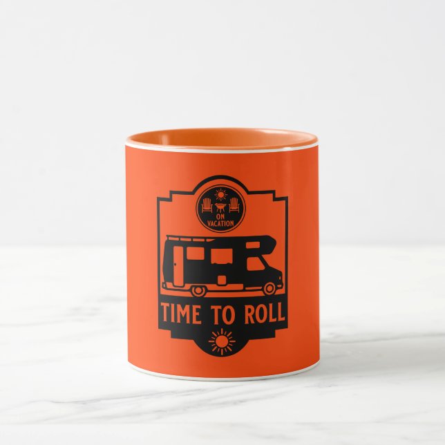 Taza Regalos de Motorhome Campsite (Centro)
