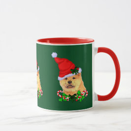 Taza Regalos de Navidades de Cute Chow Chow