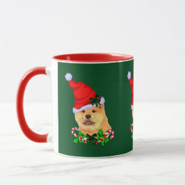 Taza Regalos de Navidades de Cute Chow Chow