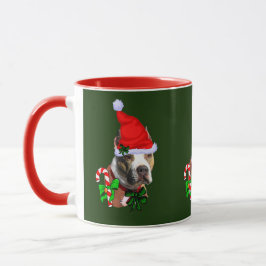Taza Regalos de Navidades de Pit Bull Terrier