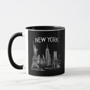 Taza Regalos de Nueva York para hombres y mujeres Ciuda