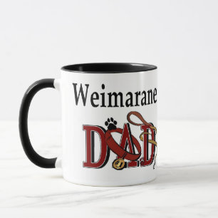 Taza Regalos de padre de Weimaraner