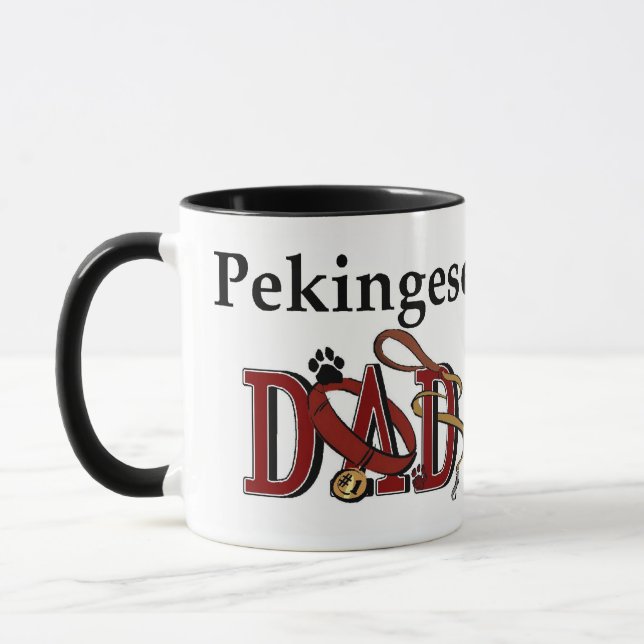 Taza Regalos de papá de Pekingese (Izquierda)