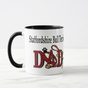 Taza Regalos de papá de Staffordshire Bull Terrier