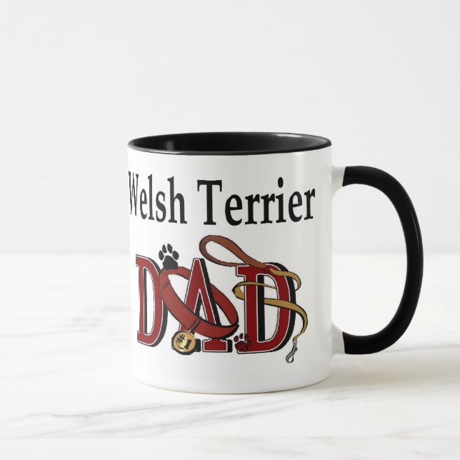Taza Regalos de papá de Welsh Terrier (Derecha)