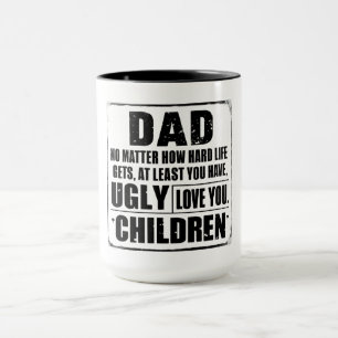 Taza Regalos de papá del Día del Padre de la hija de hi