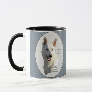 Taza Regalos de pastores alemanes blancos