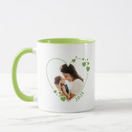 Taza Regalos de peluche fotográfico - Marco cardíaco y