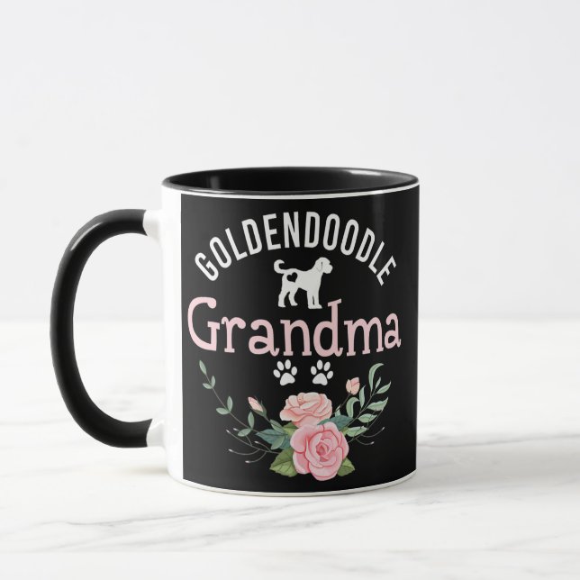 Taza Regalos De Perro De Goldendoodle Para Perro De Abu (Izquierda)