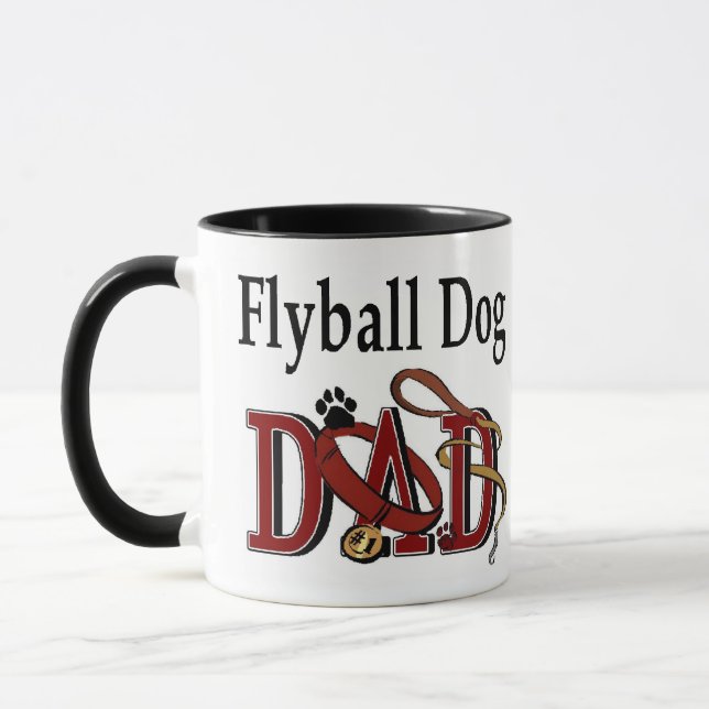 Taza Regalos de perros Flyball (Izquierda)
