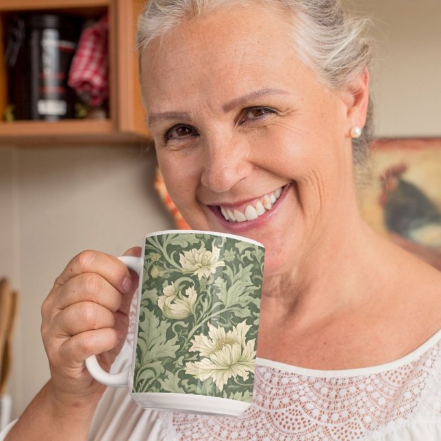 Taza Regalos de retiro botánico de época para mamá Gree (Vintage Botanical Retirement Gifts for Mom)