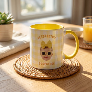 Taza Regalos del Día del Padre para Papá Amarillo