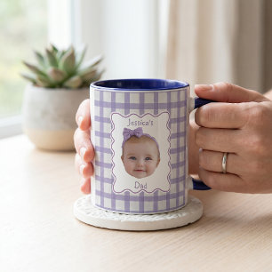 Taza Regalos del Día del Padre para Papá Morado
