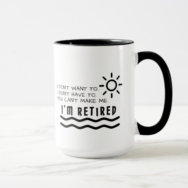 Taza Regalos del retiro divertidos para la mamá del (Derecha)