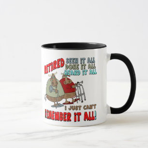 Taza Regalos del retiro y camisetas del retiro