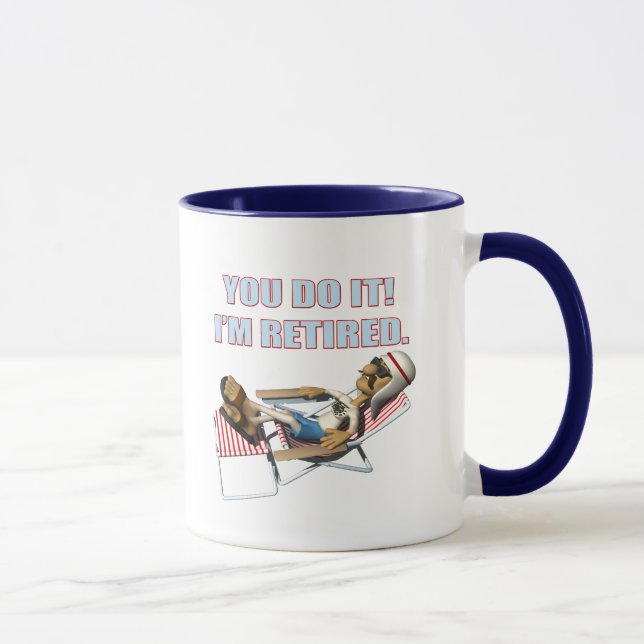 Taza Regalos del retiro y camisetas del retiro (Derecha)