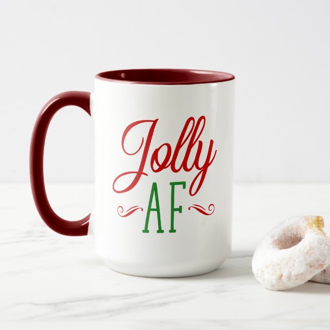 Taza Regalos Divertidos Espíritus de Navidad Divertidís (Con donut)