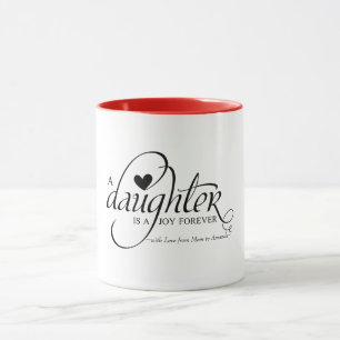 Taza Regalos dulces personalizados para la hija