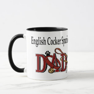 Taza Regalos en inglés de Cocker Spaniel DAD