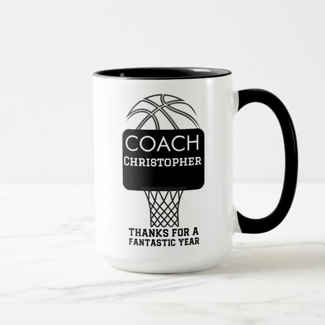 Taza Regalos personalizados de entrenadores de balonces (Derecha)