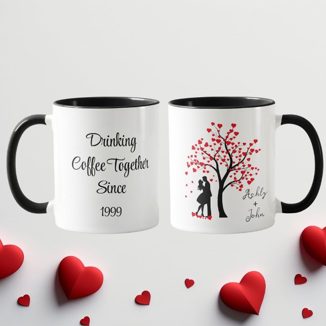 Taza Regalos personalizados del 25º aniversario, 25º an (Subido por el creador)