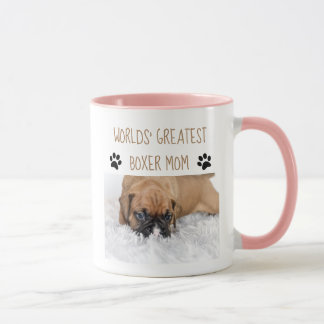 Taza Regalos personalizados del perro - mamá del